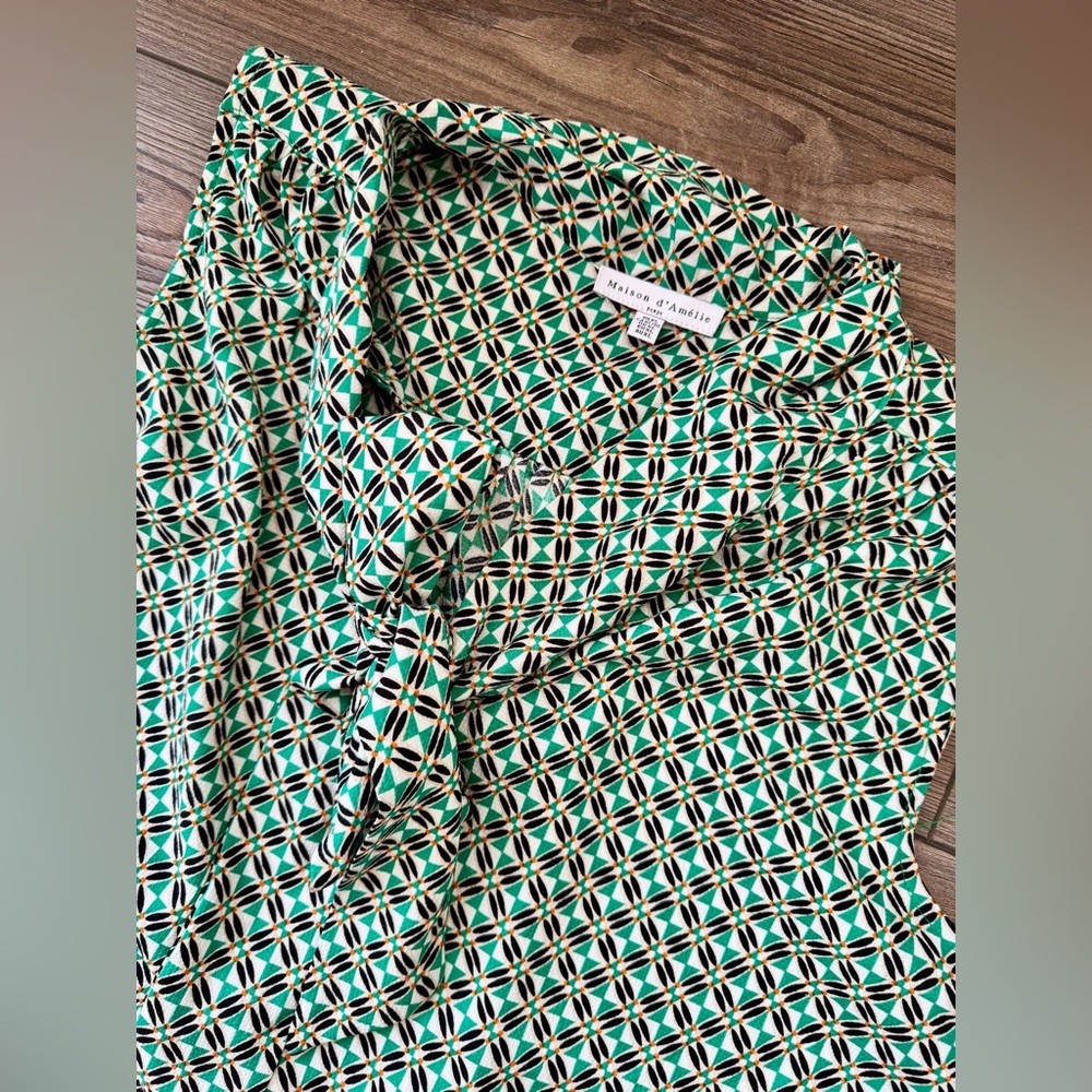 Mint & Molly Green Patterned Women's Tank Top